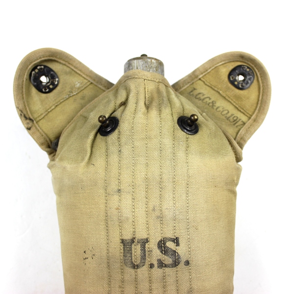 M1910 US Army canteen - L.C.C & Co 1917