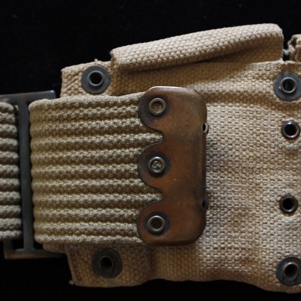US Army M1910 US army dismounted rifle cartridge belt - Russell