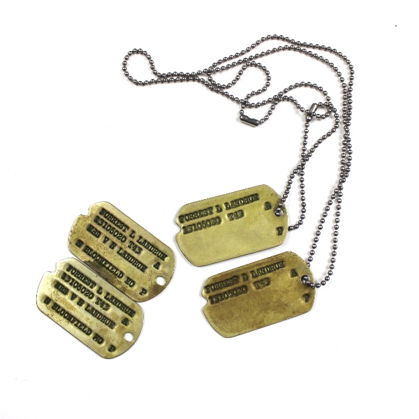 Enlisted man identification plates / dog tags